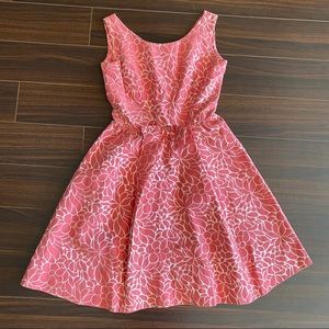 VTG 1960s Pink and Silver Metallic Dress 💖